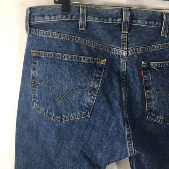 Levi's 501 Jeans  Straight Leg Button Fly Denim - Picture 6 of 12